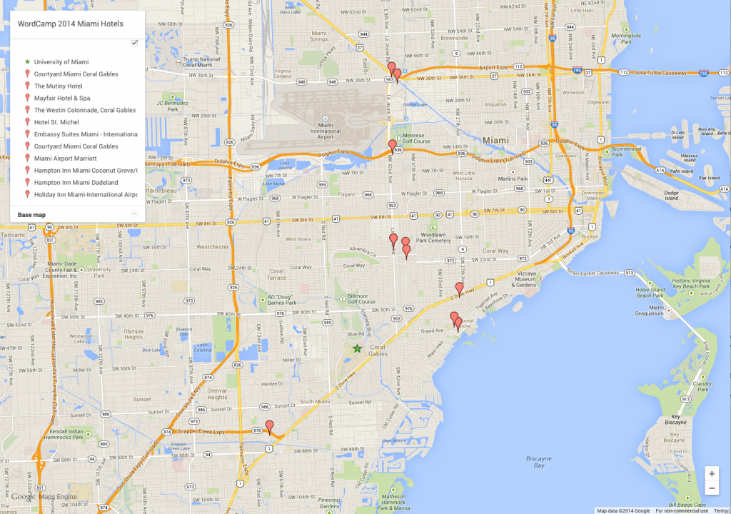 Recommended WordCamp Miami 2014 Hotels